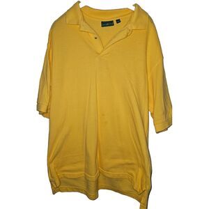 Outer Banks MENS Size L polo ‎ Yellow 100% cotton